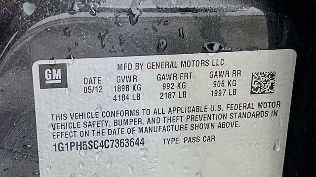 2012 Chevrolet Cruze LTZ