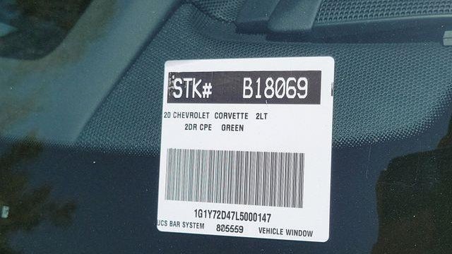 2020 Chevrolet Corvette Stingray