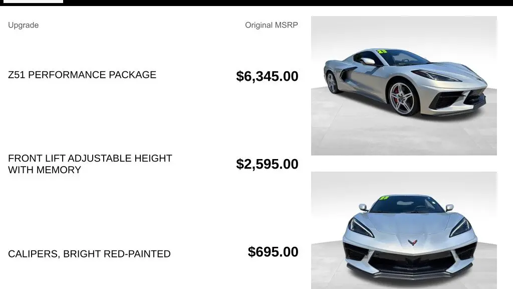 2023 Chevrolet Corvette Stingray