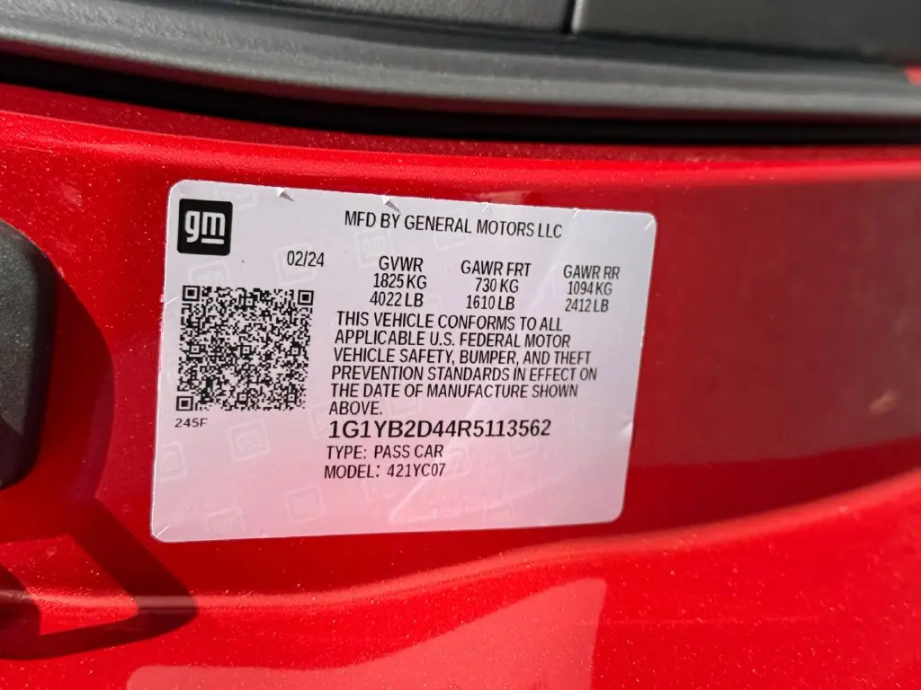 2024 Chevrolet Corvette - $73,999