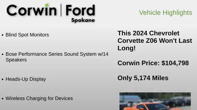 2024 Chevrolet Corvette Z06