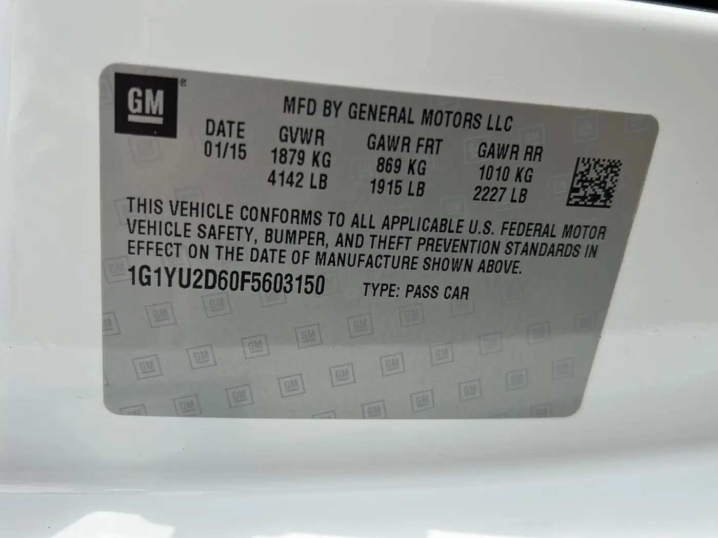 2015 Chevrolet Corvette - $65,125