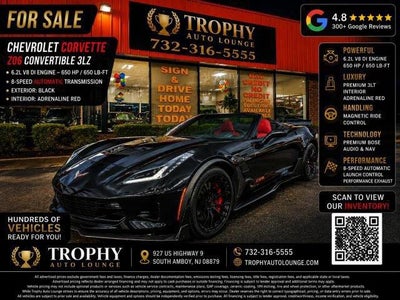 2016 Chevrolet Corvette Z06 2DR Convertible W/3LZ