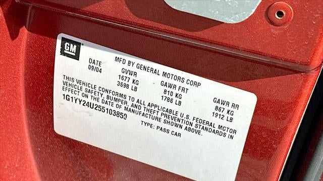 2005 Chevrolet Corvette Base