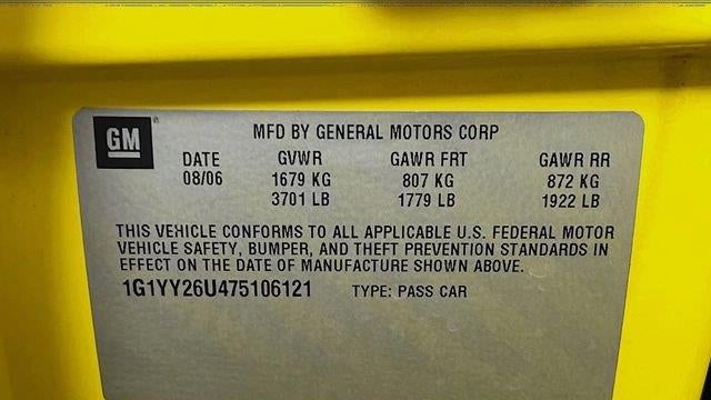 2007 Chevrolet Corvette Base
