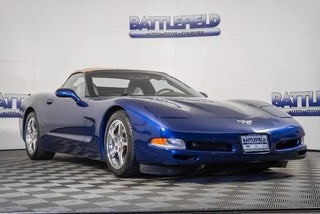 2004 Chevrolet Corvette with Le Mans Blue Metallic Exterior