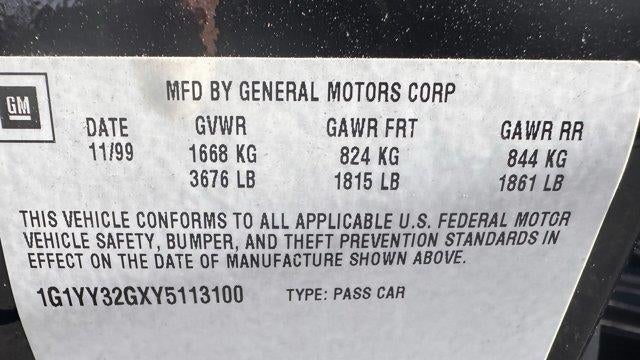 2000 Chevrolet Corvette Base