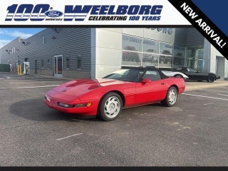 1991 Chevrolet Corvette with Red Exterior