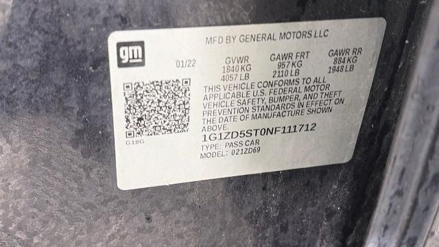 2022 Chevrolet Malibu LT