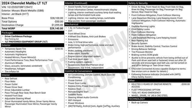 2024 Chevrolet Malibu LT