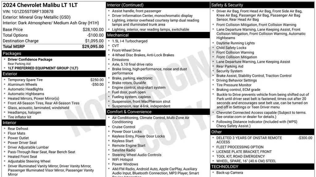 2024 Chevrolet Malibu LT