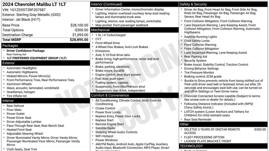 2024 Chevrolet Malibu LT