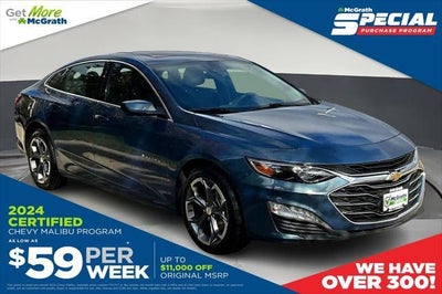 2024 Chevrolet Malibu LT 4DR Sedan W/1LT