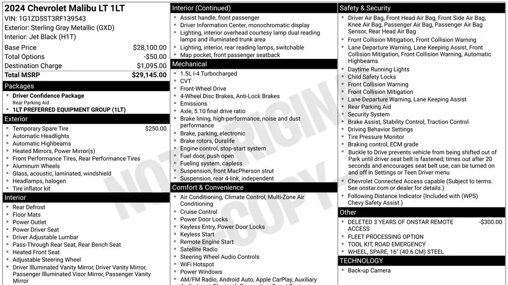 2024 Chevrolet Malibu LT