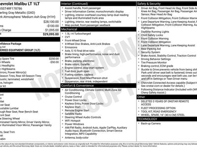 2024 Chevrolet Malibu LT 4DR Sedan W/1LT