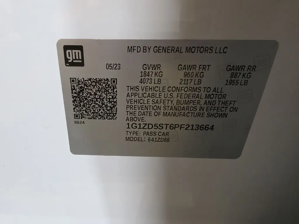 2023 Chevrolet Malibu - $17,475