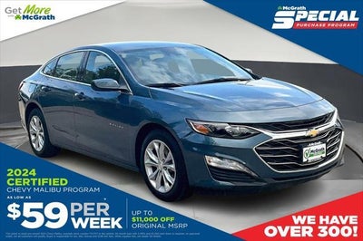 2024 Chevrolet Malibu LT 4DR Sedan W/1LT