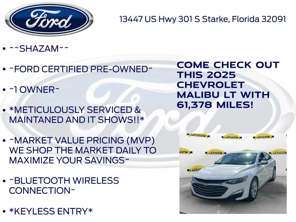 2025 Chevrolet Malibu - $18,977