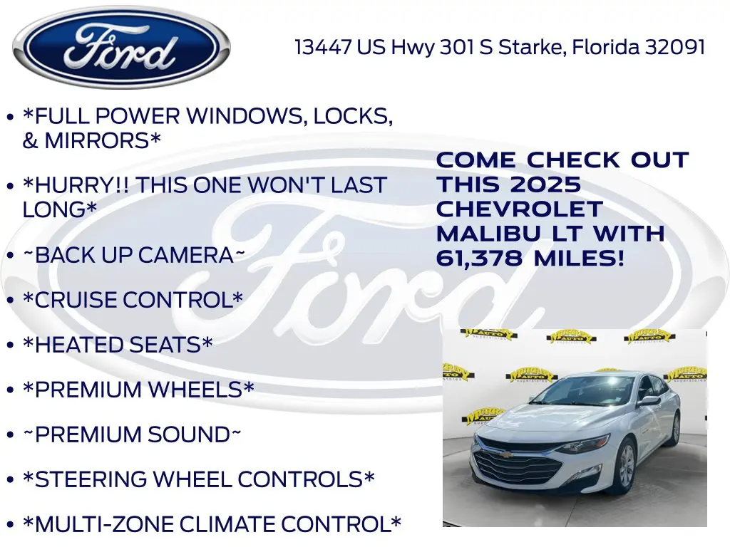 2025 Chevrolet Malibu - $18,977