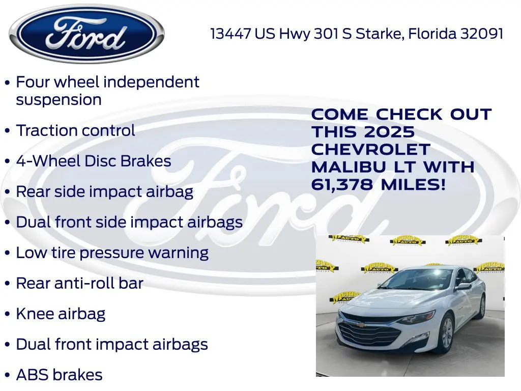 2025 Chevrolet Malibu - $18,977