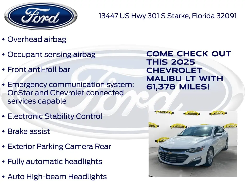 2025 Chevrolet Malibu - $18,977