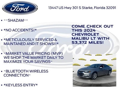 2024 Chevrolet Malibu LT 4DR Sedan W/1LT