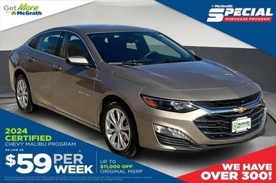 2024 Chevrolet Malibu LT 4DR Sedan W/1LT