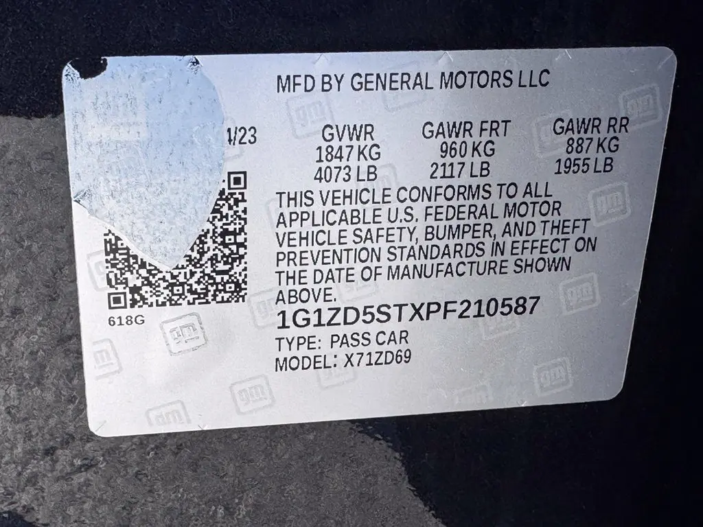 2023 Chevrolet Malibu - $17,824