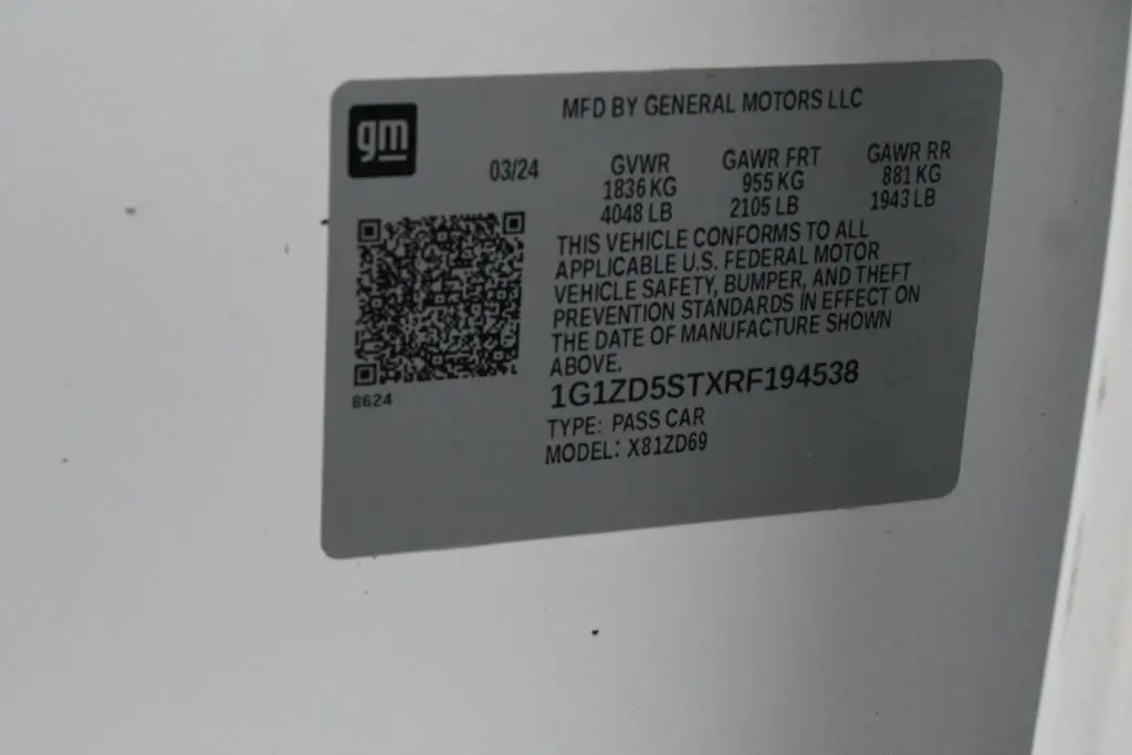 2024 Chevrolet Malibu - $13,734