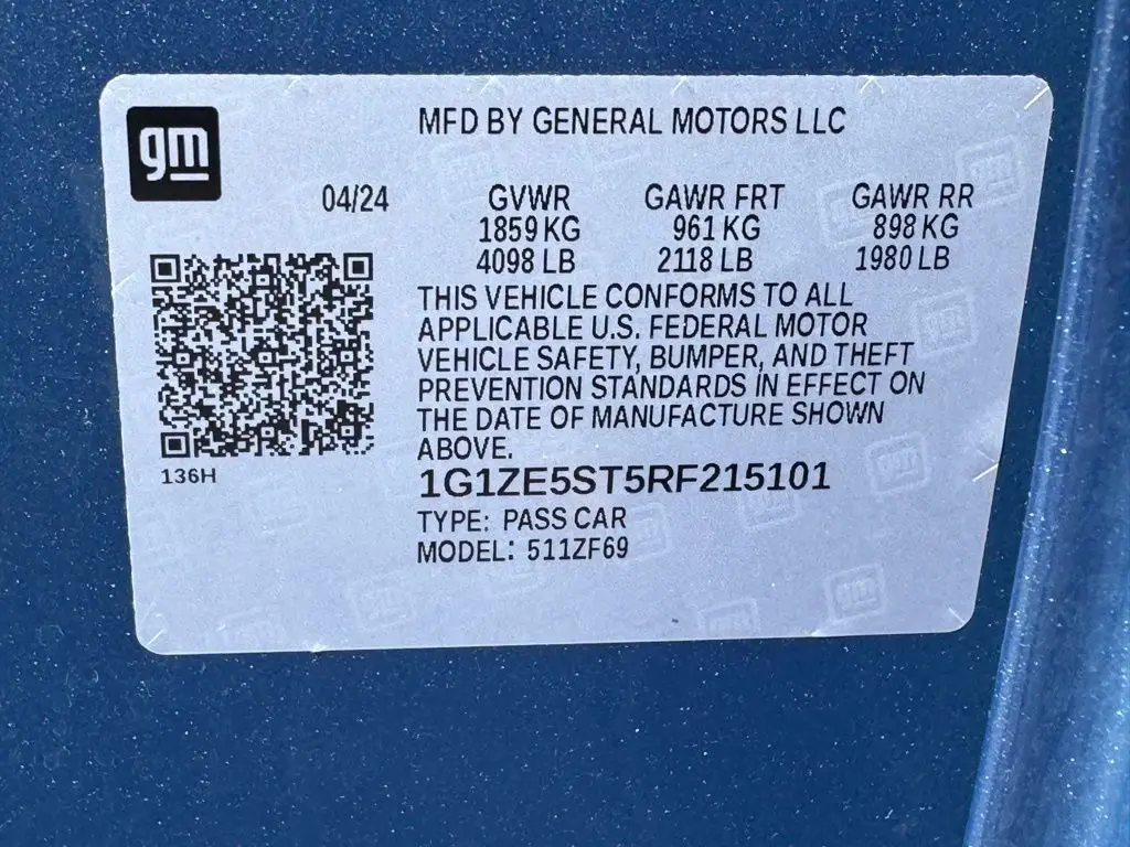 2024 Chevrolet Malibu - $19,830