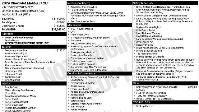 2024 Chevrolet Malibu LT