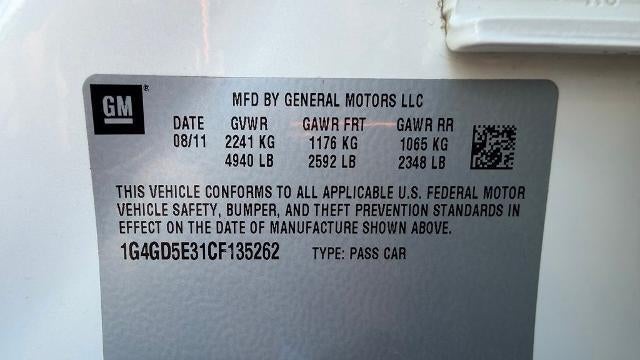 2012 Buick LaCrosse Premium 1
