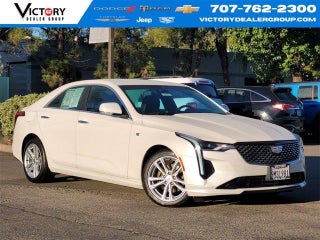 2024 Cadillac CT4 with Crystal White Tricoat Exterior