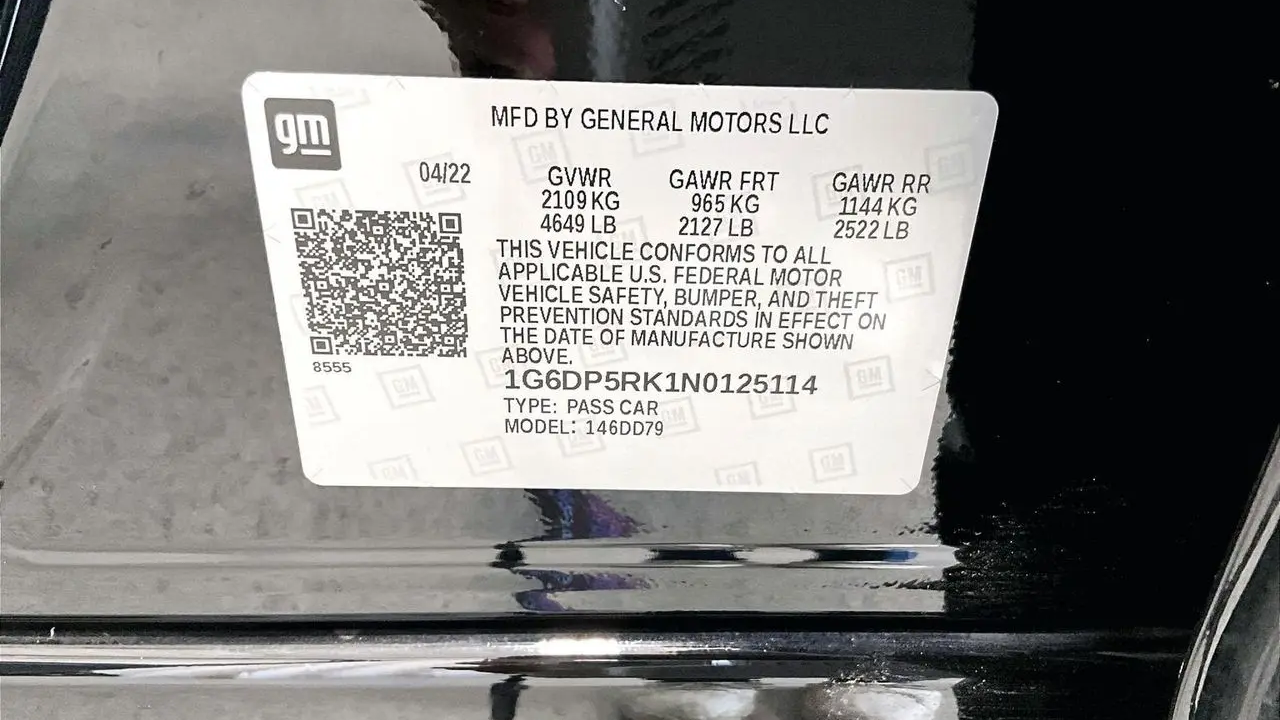 2022 Cadillac CT5 Sport