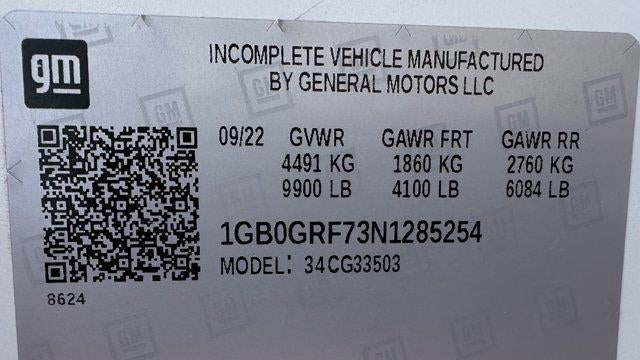 2022 Chevrolet Express 3500