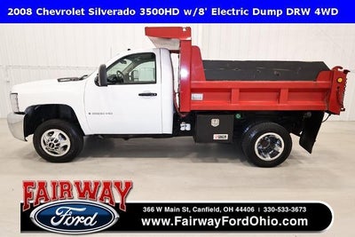 2008 Chevrolet Silverado 3500HD CC 4X4 Work Truck 2DR Regular Cab Chassis