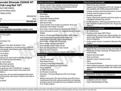 2022 Chevrolet Silverado 2500HD 4X2 Work Truck 2DR Regular Cab LB