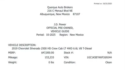 2019 Chevrolet Silverado 2500HD LT