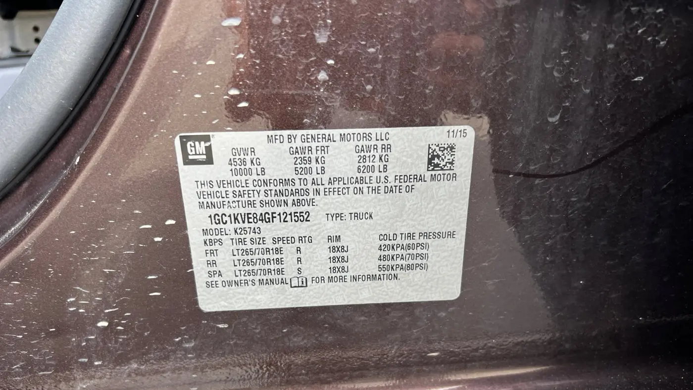 2016 Chevrolet Silverado 2500HD LT