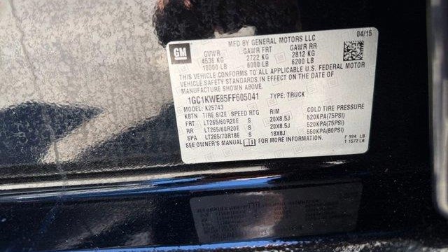 2015 Chevrolet Silverado 2500HD LTZ