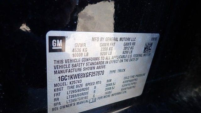 2016 Chevrolet Silverado 2500HD LTZ