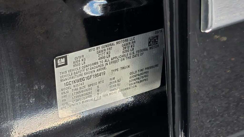 2016 Chevrolet Silverado 2500HD LTZ