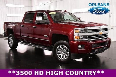 2016 Chevrolet Silverado 3500HD 4X4 High Country 4DR Crew Cab SRW