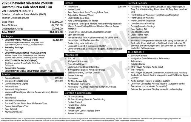 2026 Chevrolet Silverado Hd - $53,365