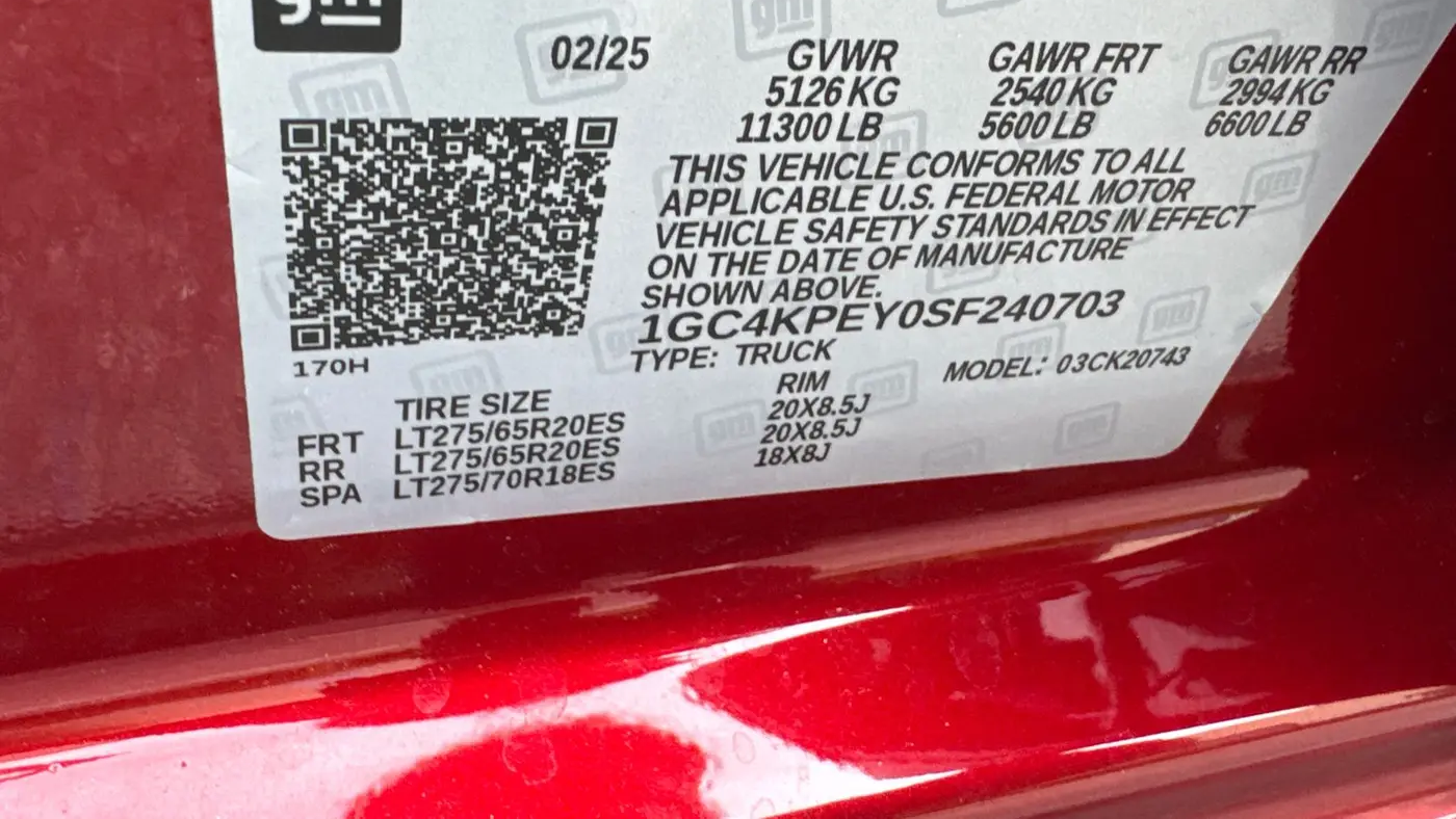 2025 Chevrolet Silverado 2500HD LTZ