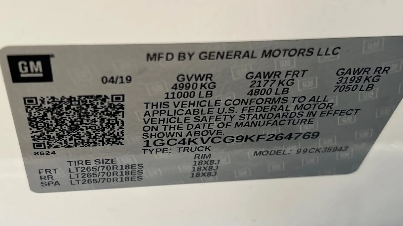 2019 Chevrolet Silverado 3500HD Work Truck