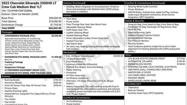 2022 Chevrolet Silverado 2500HD LT