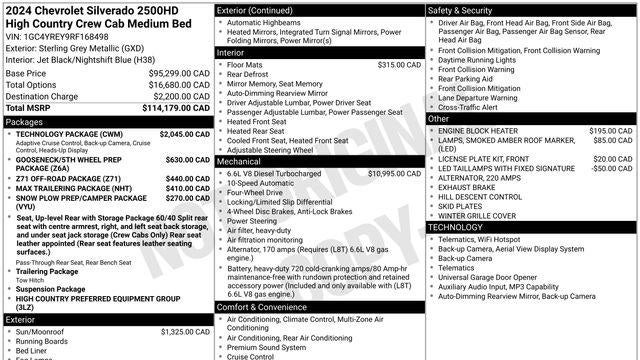 2024 Chevrolet Silverado 2500HD High Country