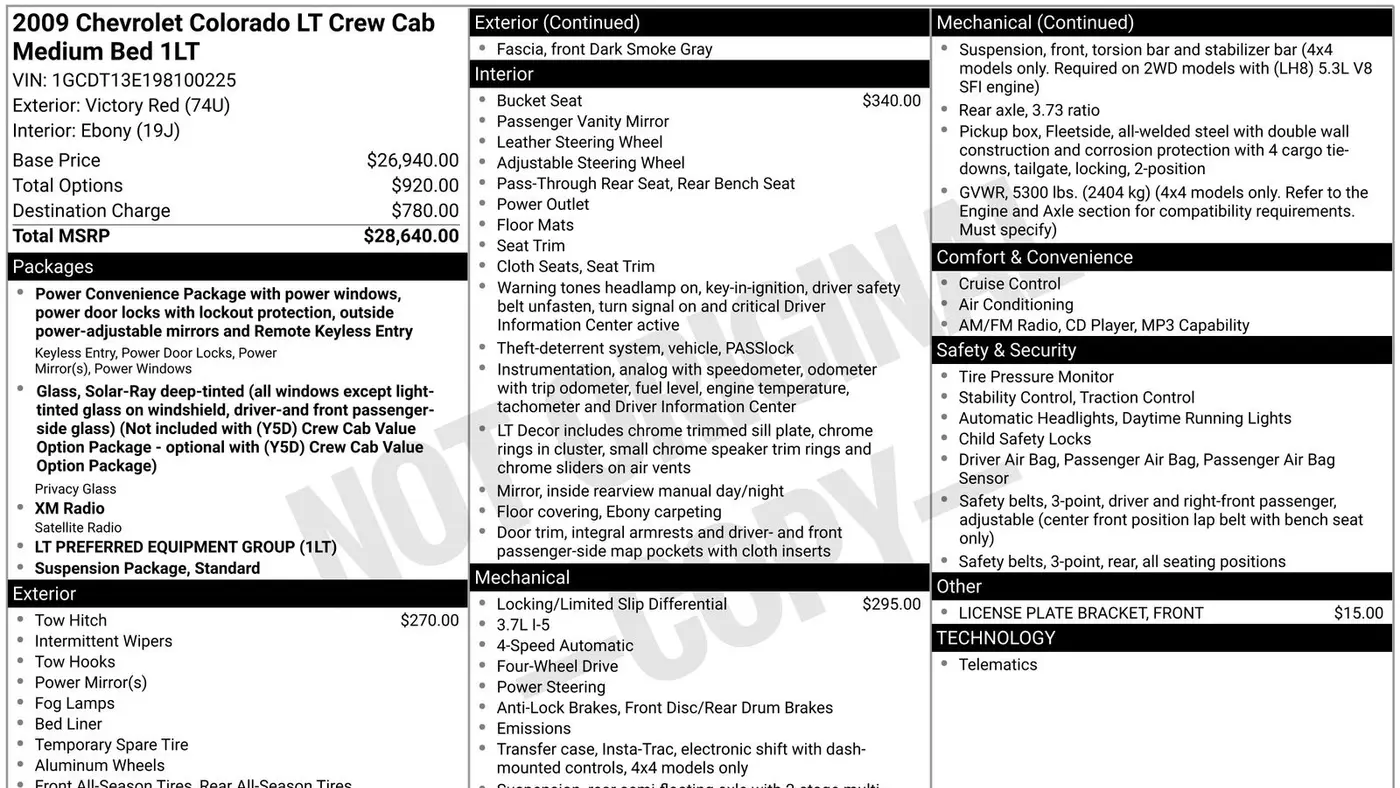 2009 Chevrolet Colorado LT