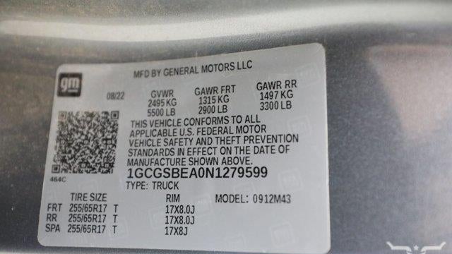 2022 Chevrolet Colorado Work Truck